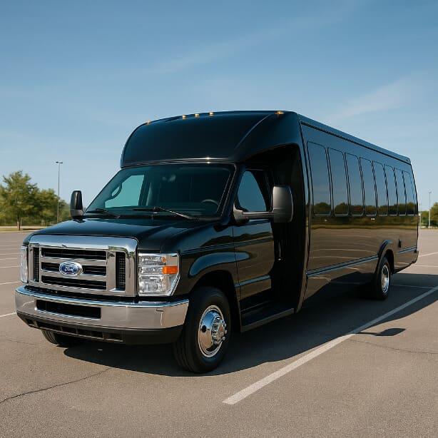 Bridgeport Shuttle Bus Rentals 18 Passenger Shuttle Bus