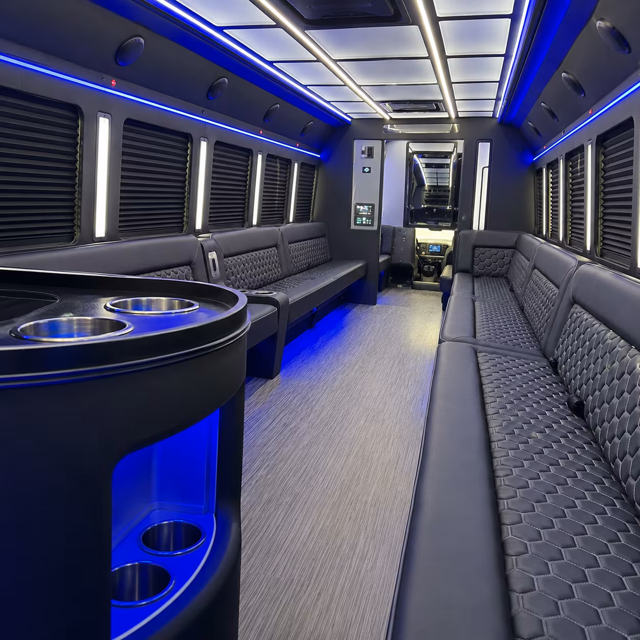 affordable bridgeport prom party bus prices split across your group