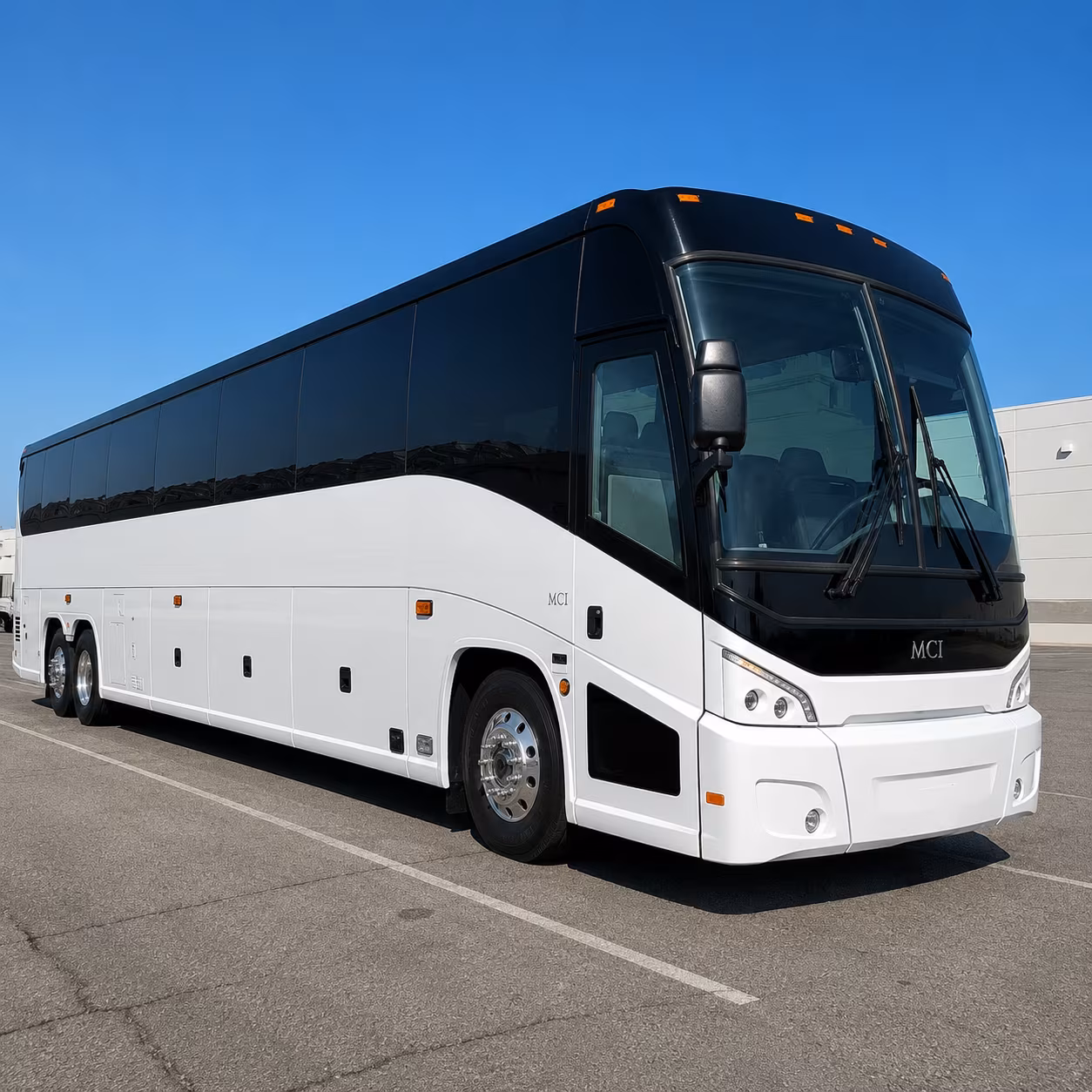 bridgeport charter bus services exterior