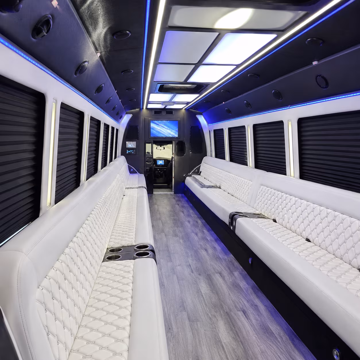 bridgeport corporate retreat shuttle bus rentals